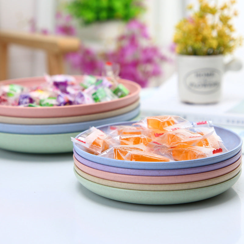4 Piece Pastel Plate Set