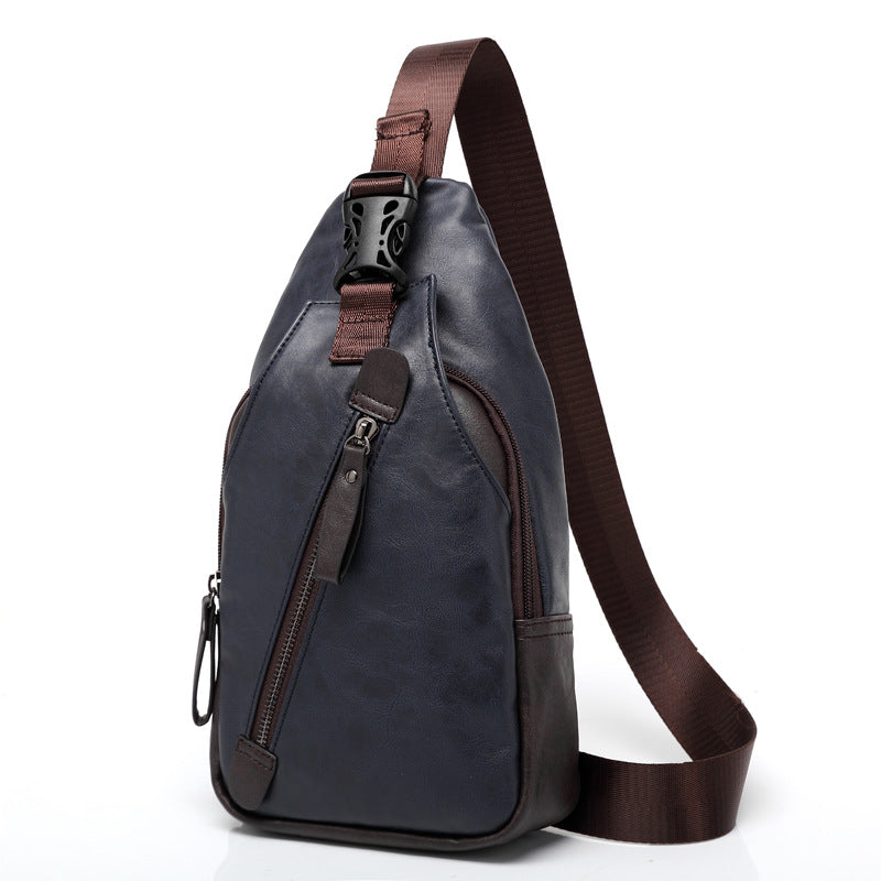Faux Leather Chest Bags