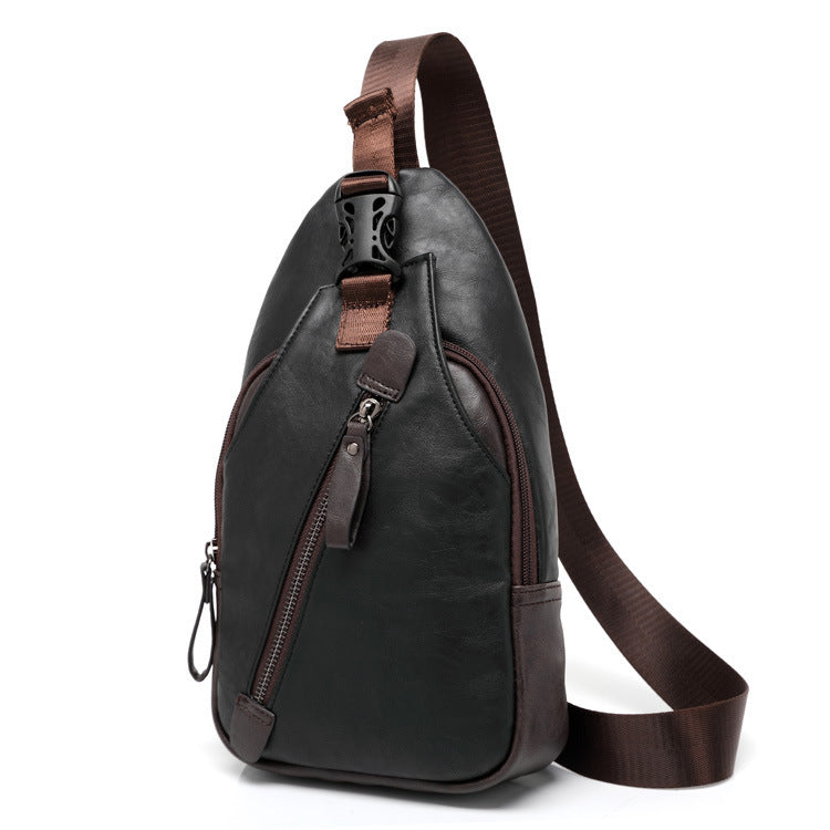 Faux Leather Chest Bags