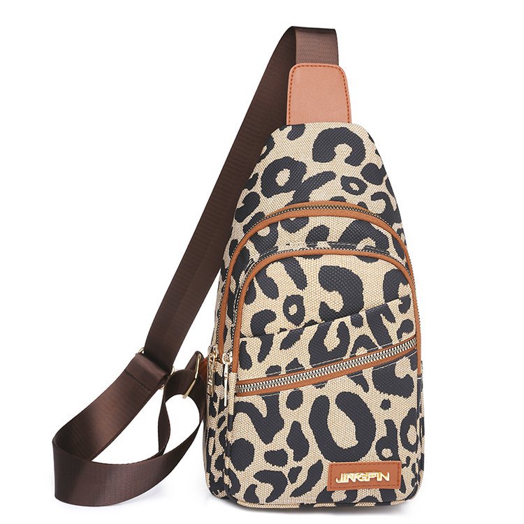 Leopard Print Chest Bags