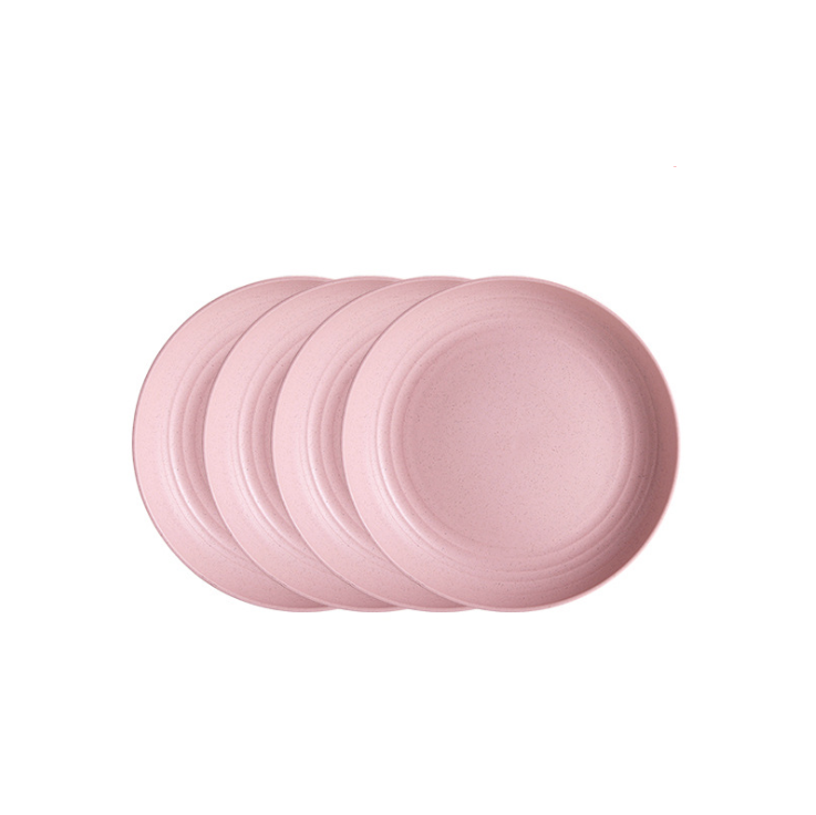 4 Piece Pastel Plate Set