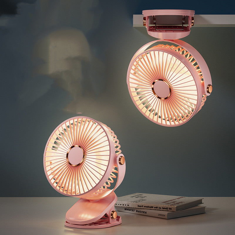 Clip On Portable Fan Lights