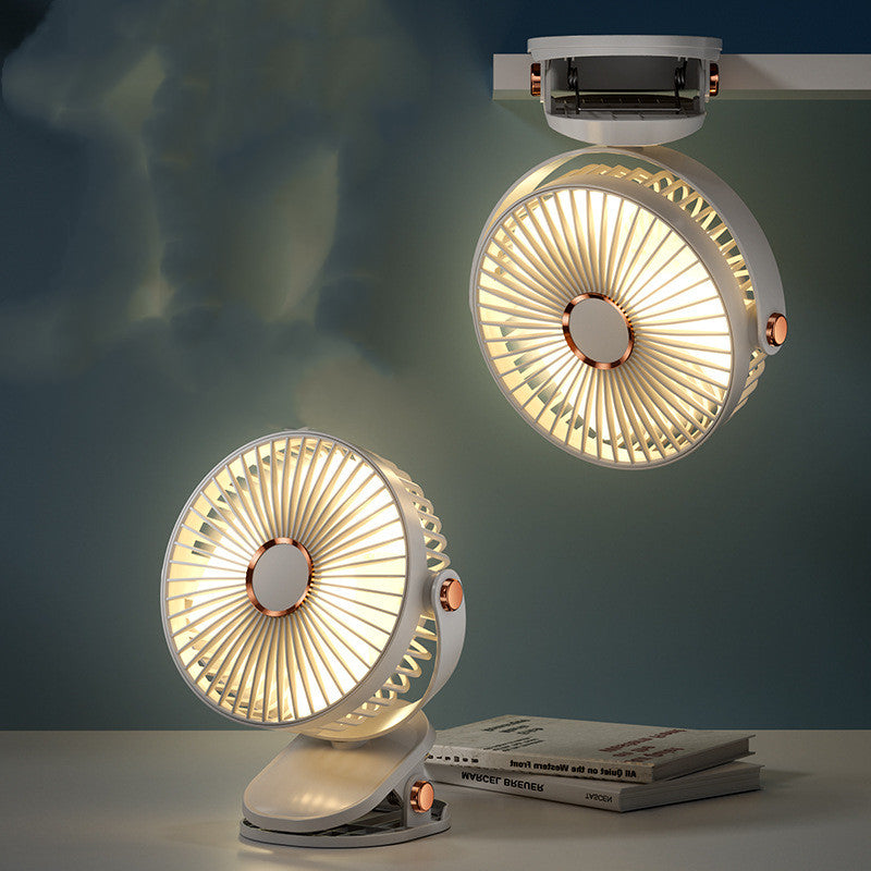 Clip On Portable Fan Lights