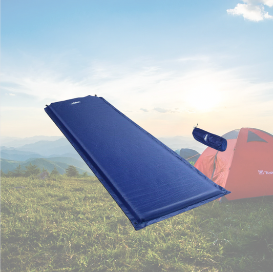 Self-inflating Extendable Camping Mattress (Blue)