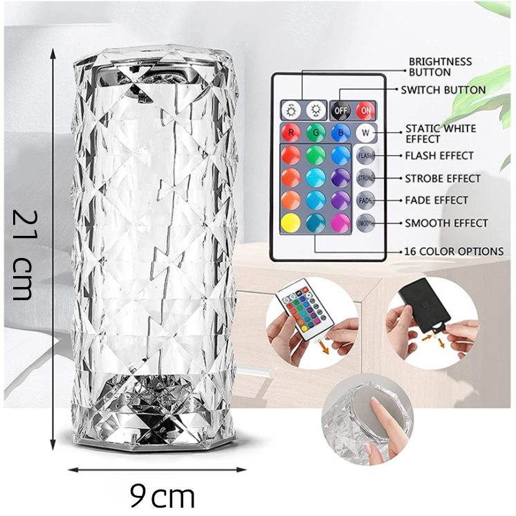 Crystal Touch Sensor Lamp