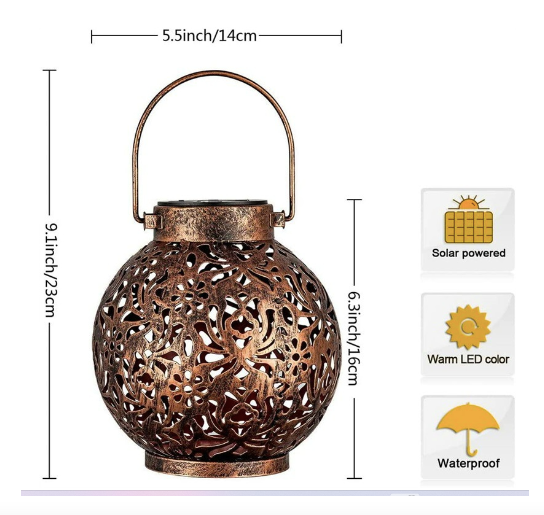 Solar Bohemian Hanging Lanterns