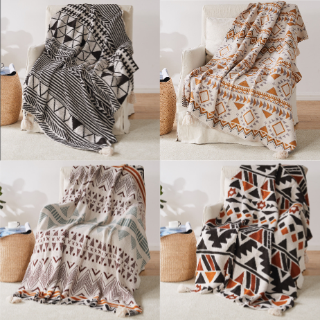 Geometric Style Blankets