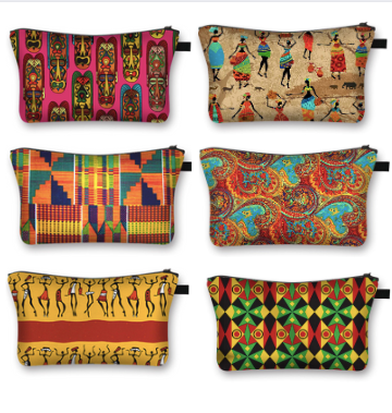 African Style Cosmetic Bags