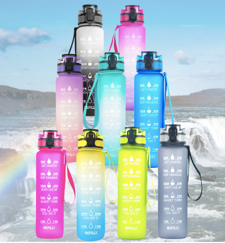1 Ltr Motivational Water Bottles