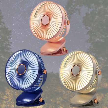 Clip On Portable Fan Lights