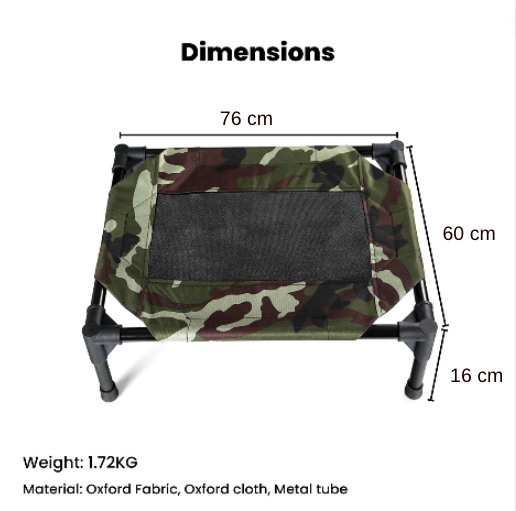 Camping Pet Bed (Medium)