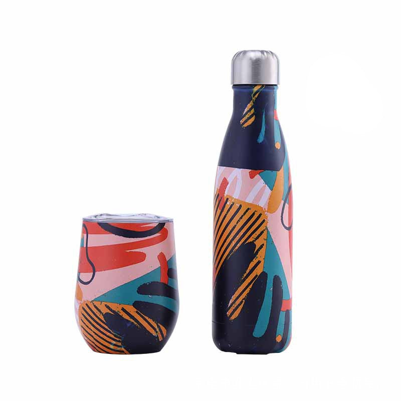 Artistic Insulated Bottle/ Cup Sets