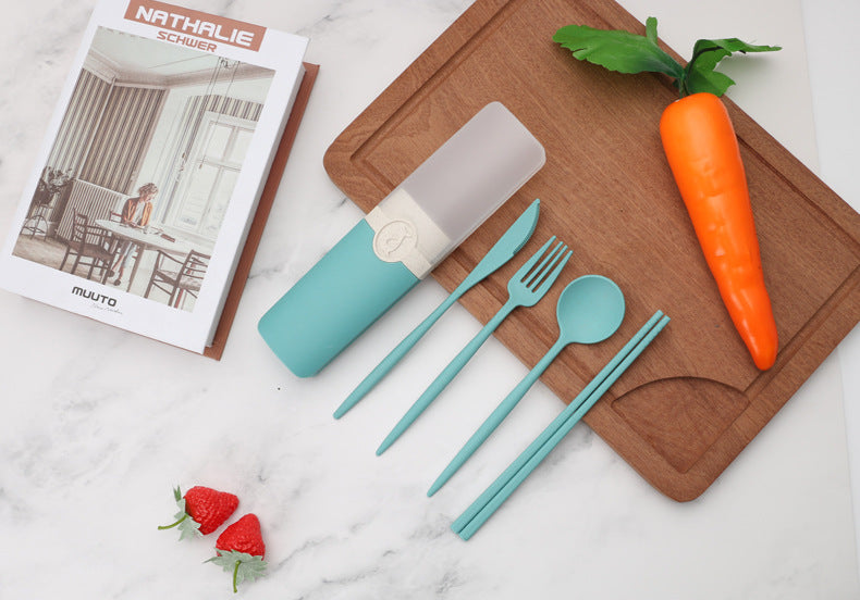 Colourful Travel Cutlery Box Sets