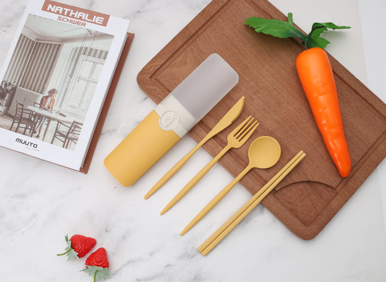 Colourful Travel Cutlery Box Sets