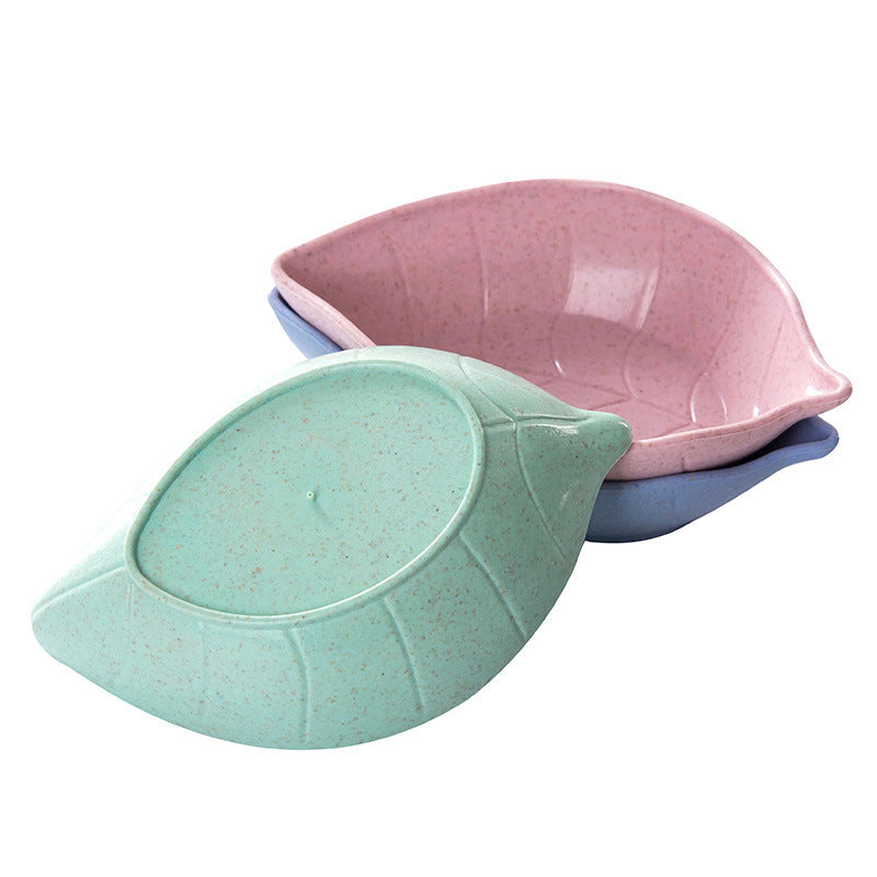 4 Piece Leaf Snack Dishes