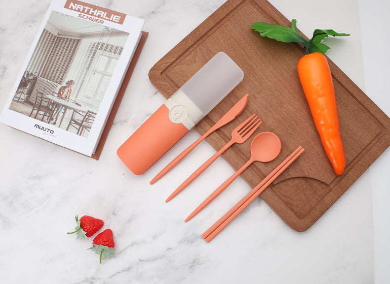 Colourful Travel Cutlery Box Sets