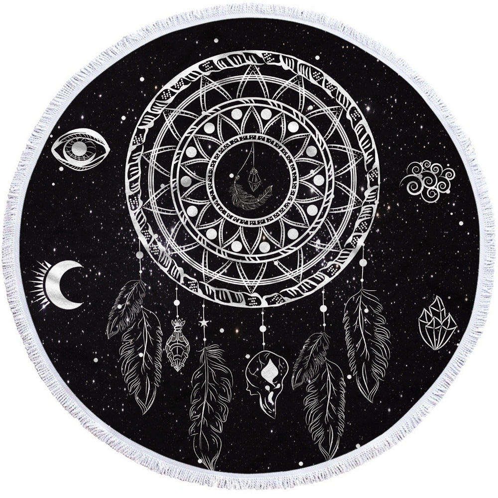 Cosmic Round Beach Towels