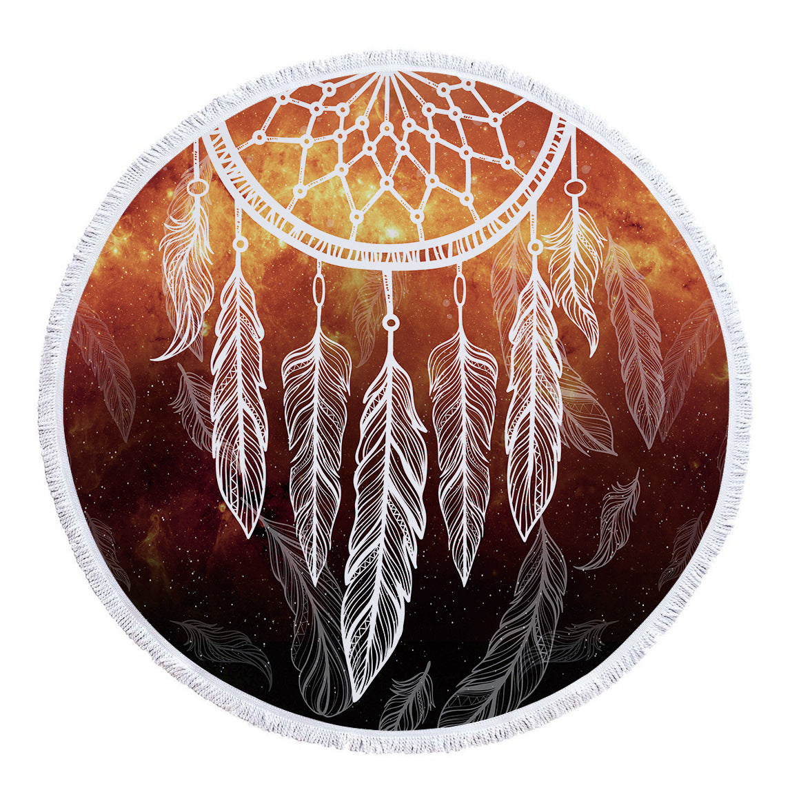 Dreamcatcher Round Beach Towels 1