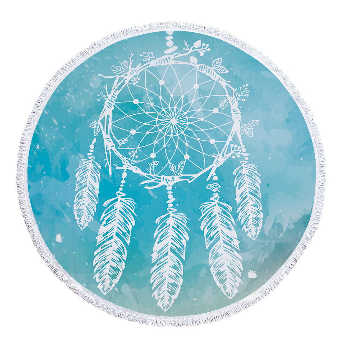 Dreamcatcher Round Beach Towels 1