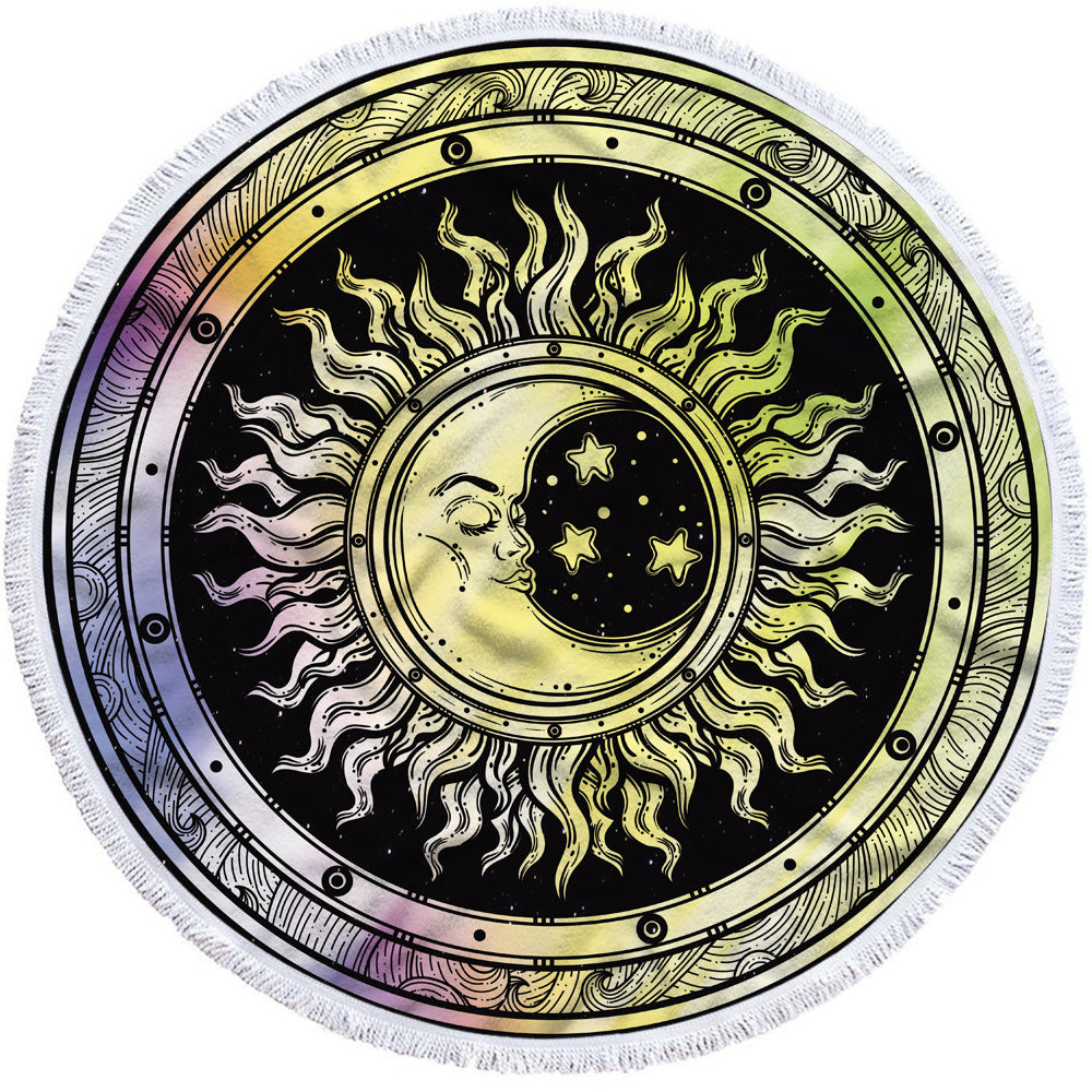 Cosmic Round Beach Towels