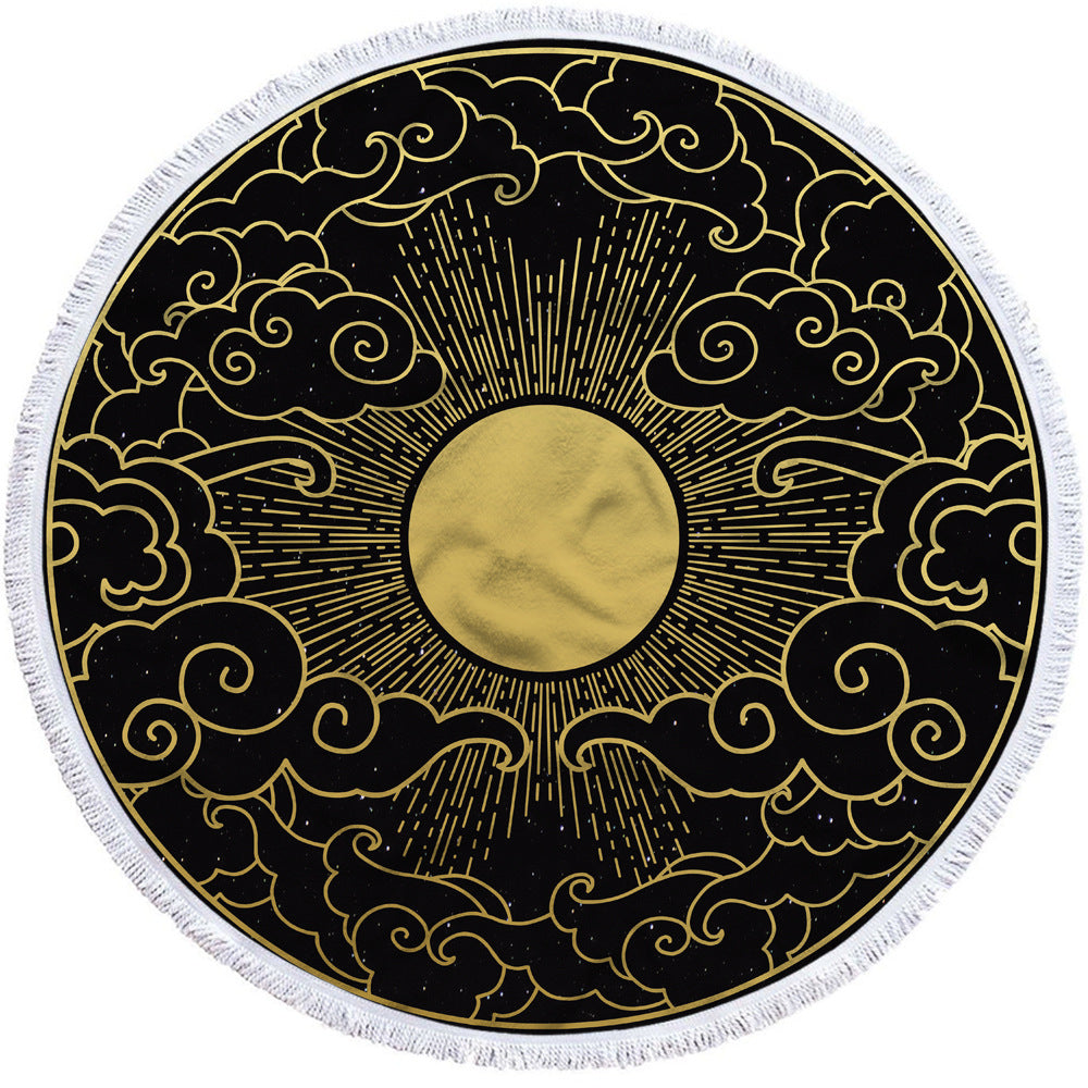 Cosmic Round Beach Towels