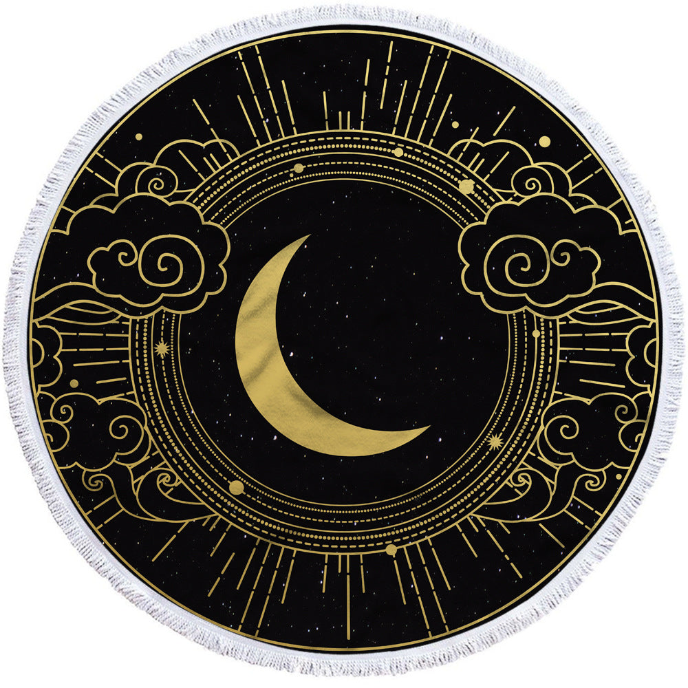 Cosmic Round Beach Towels