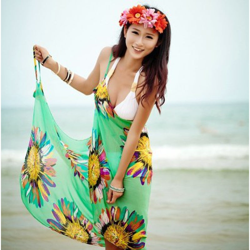 Flower Beach Sarongs