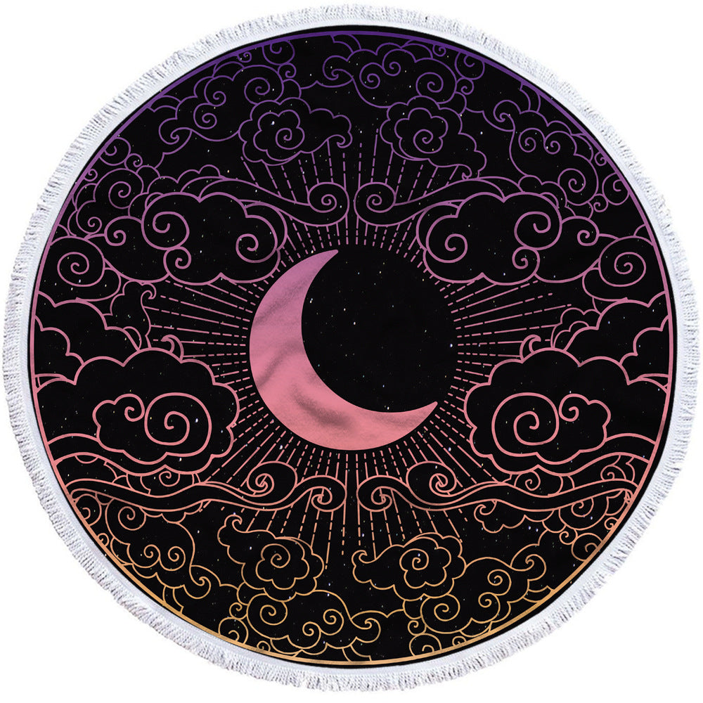 Cosmic Round Beach Towels