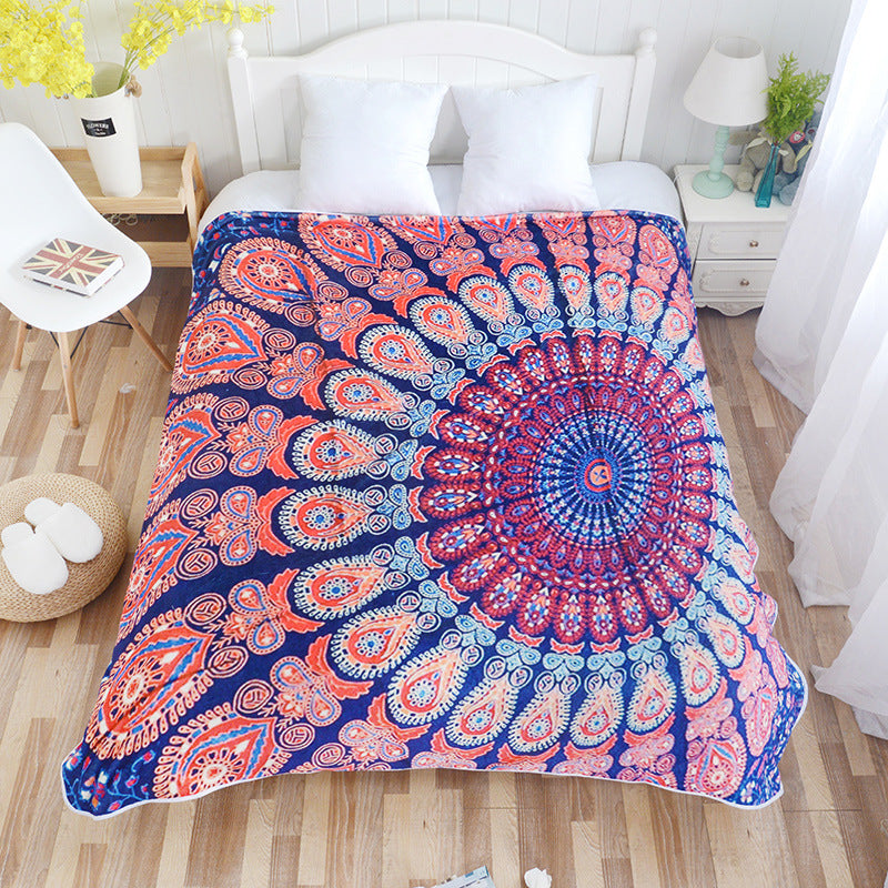 Mandala Fleece Blankets