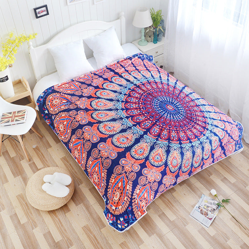 Mandala Fleece Blankets