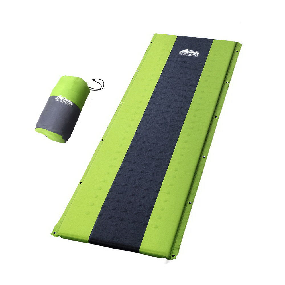 Self-inflating Extendable Camping Mattress (Green)