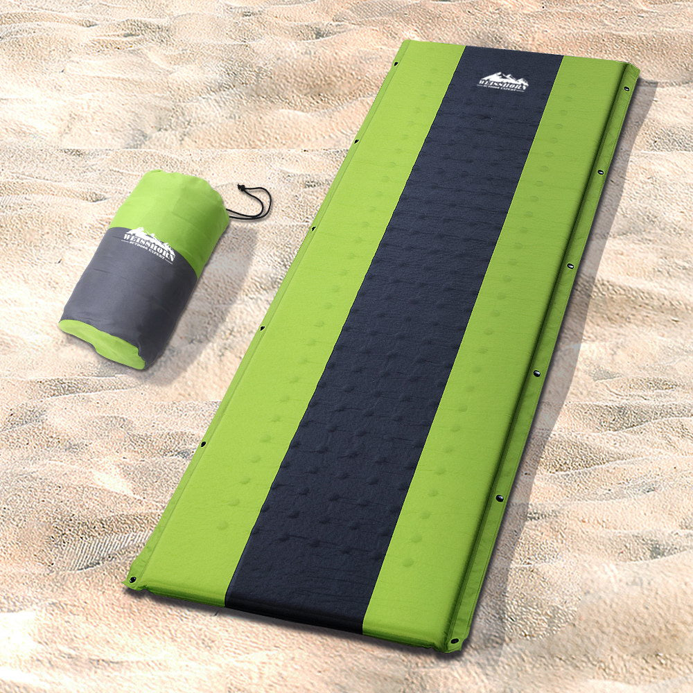 Self-inflating Extendable Camping Mattress (Green)