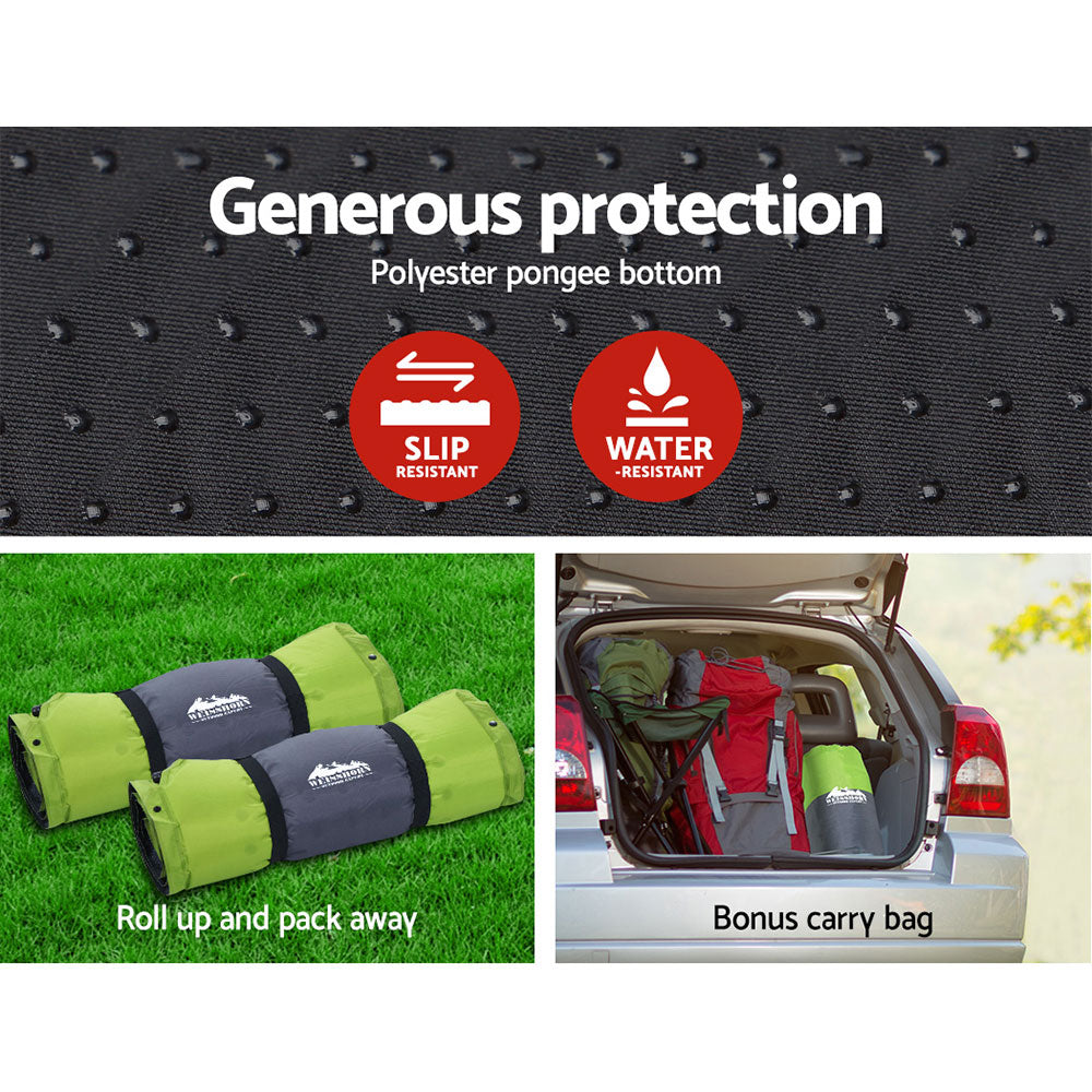 Self-inflating Extendable Camping Mattress x 2