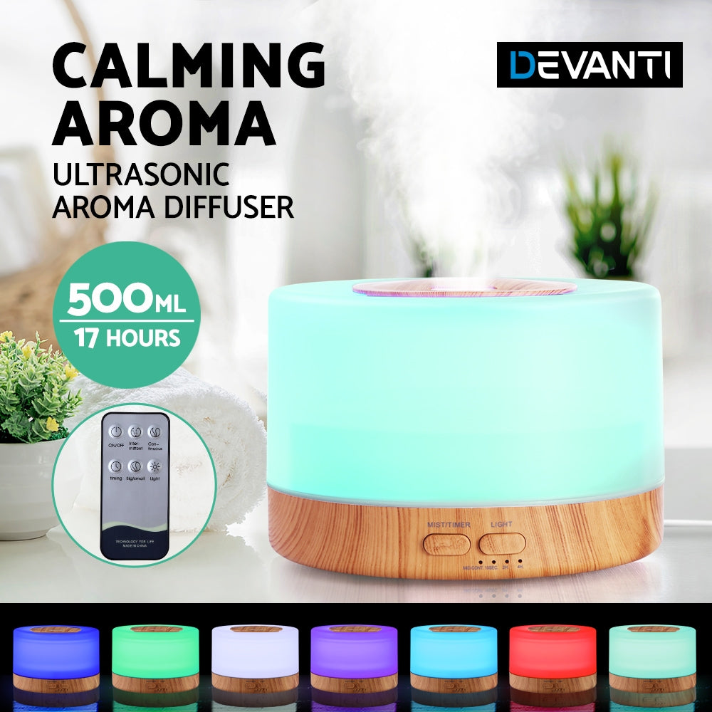 4-in-1 Ultrasonic LED Aroma Diffuser