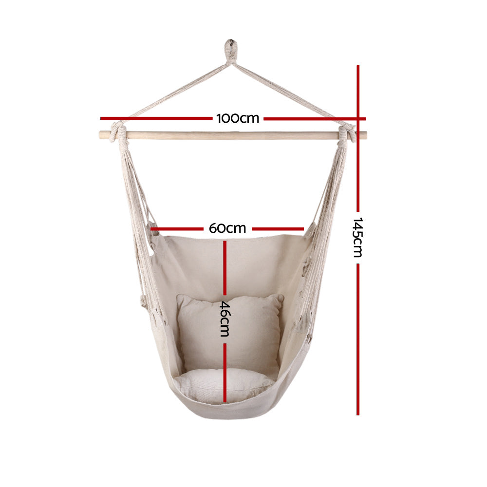 Cozy Hammock Chair - Cream