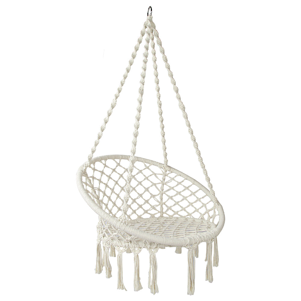 Chandelier Swing Chair - Cream
