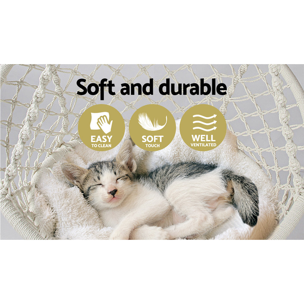 Chandelier Swing Chair - Cream