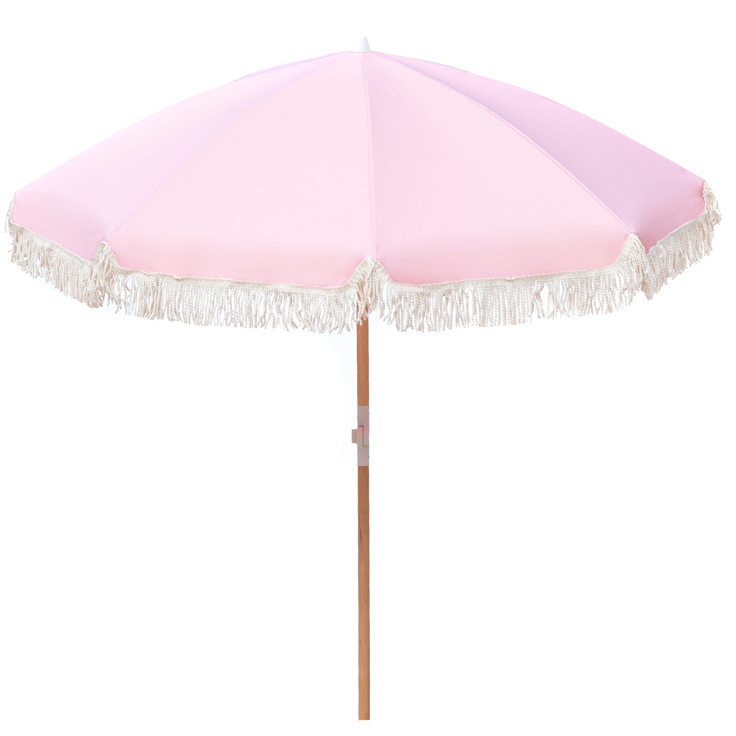 Pink Retro Beach Umbrella 2m (UPF 50+)