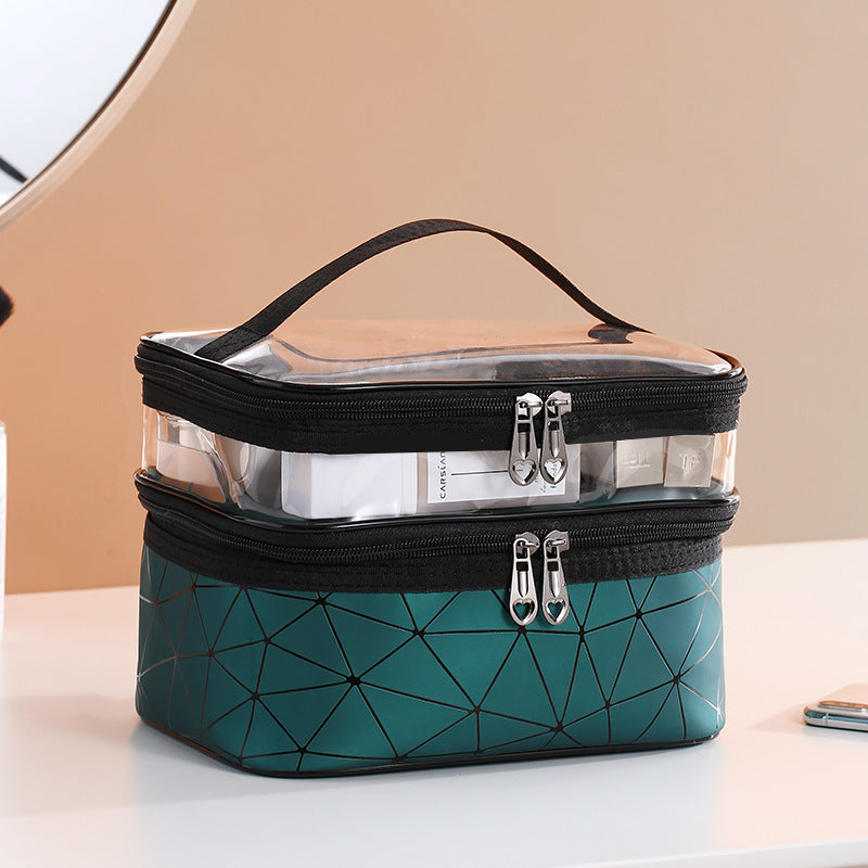 Two Tier Water-resistant Cosmetic Cases
