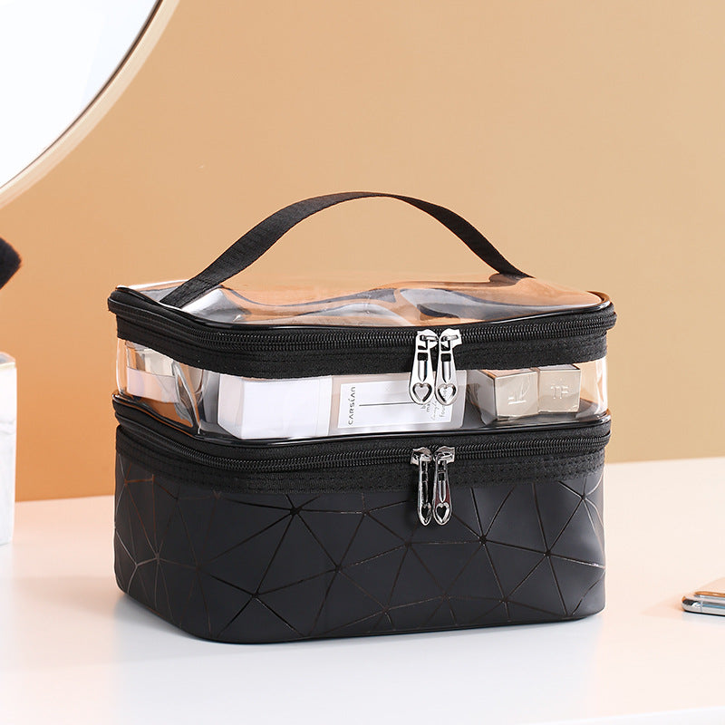Two Tier Water-resistant Cosmetic Cases