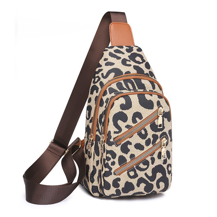 Leopard Print Chest Bags
