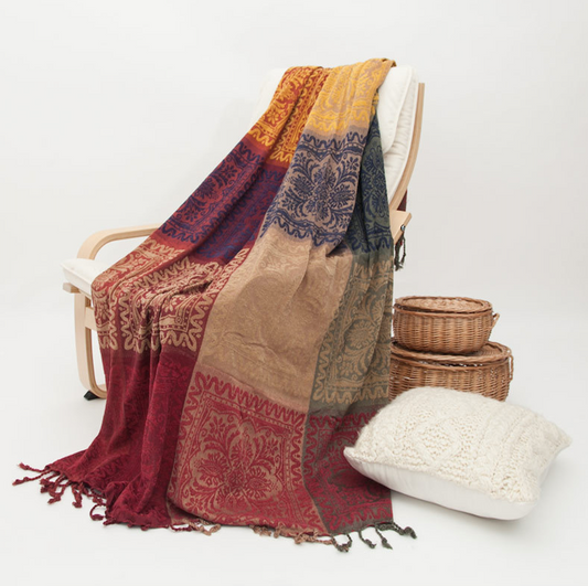 Mediterranean Patchwork Blankets