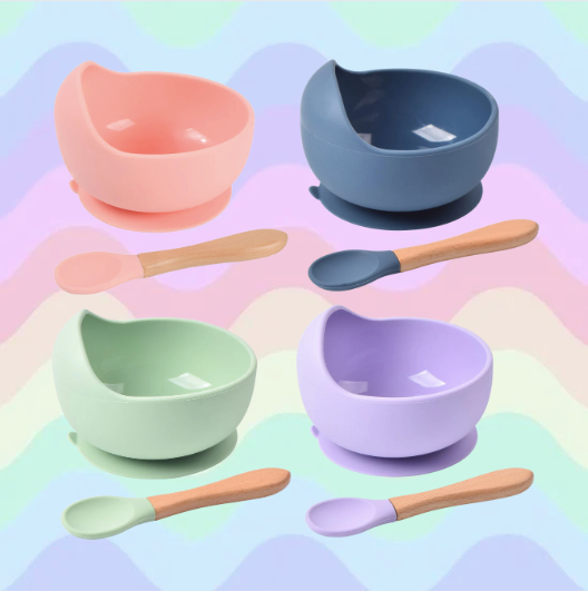 Baby Suction Bowl + Spoon Set