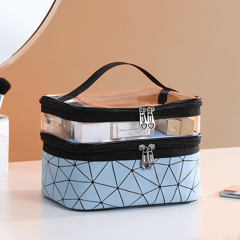 Two Tier Water-resistant Cosmetic Cases