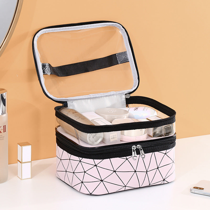 Two Tier Water-resistant Cosmetic Cases