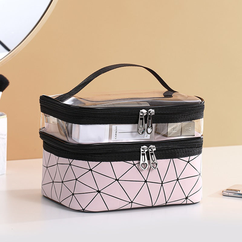 Two Tier Water-resistant Cosmetic Cases