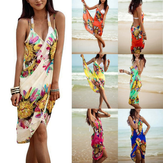 Flower Beach Sarongs