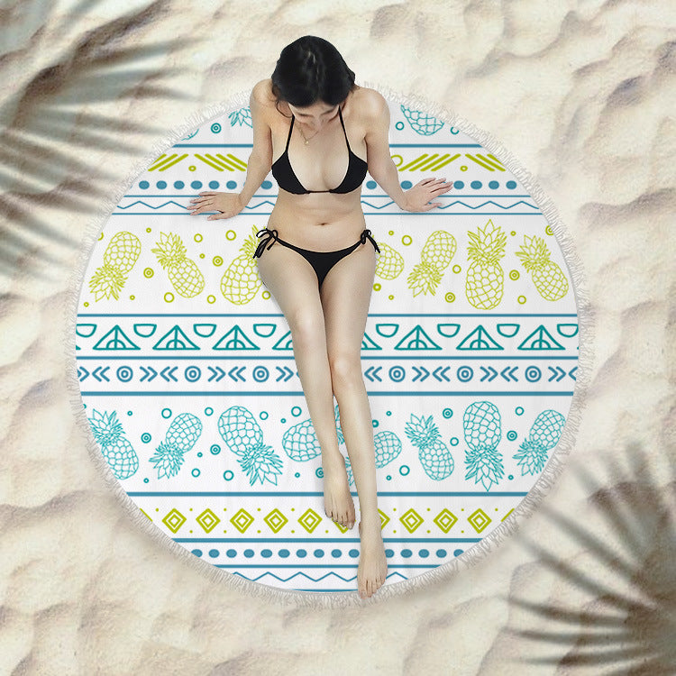 Adventure Round Beach Towels