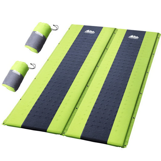 Self-inflating Extendable Camping Mattress x 2
